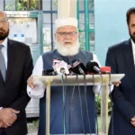 Jamaat-e-Islami delegation led by Liaqat Baloch meets Chief Election Commissioner in Islamabad