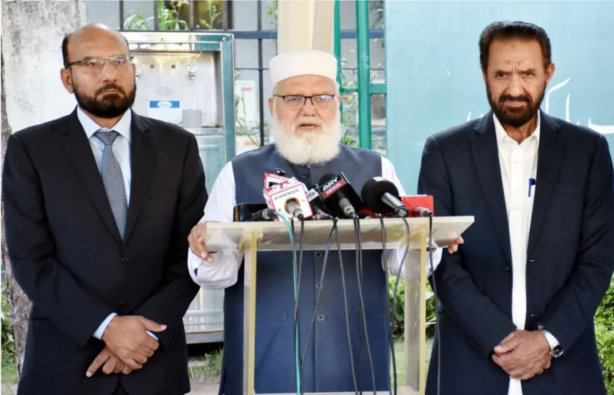 Jamaat-e-Islami delegation led by Liaqat Baloch meets Chief Election Commissioner in Islamabad