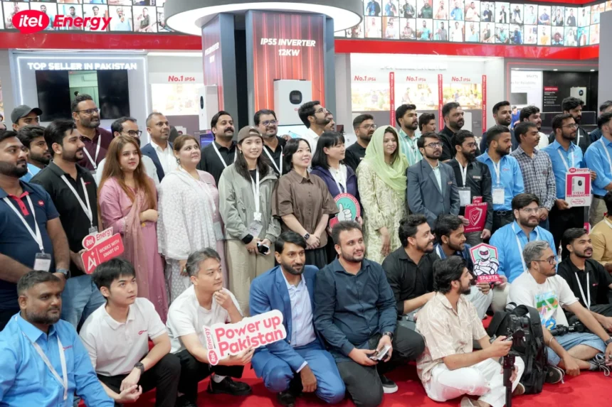 itel Energy solar-plus-storage solutions displayed at Solar Pakistan Expo Karachi