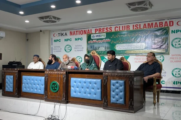 Residents address press conference on Islamabad housing society corruption allegations