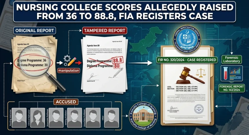 FIA case registered over alleged tampering in Kamalia College of Nursing inspection report