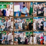 Guests and students at the Kamboh Talent Award 2026 ceremony in Kot Radha Kishan