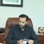 Health Minister Mustafa Kamal chairing a meeting on Margalla Hospital inauguration preparations
