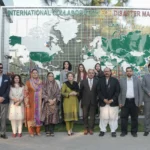 Parliamentary delegation during briefing at NDMA on flood preparedness and water resource management