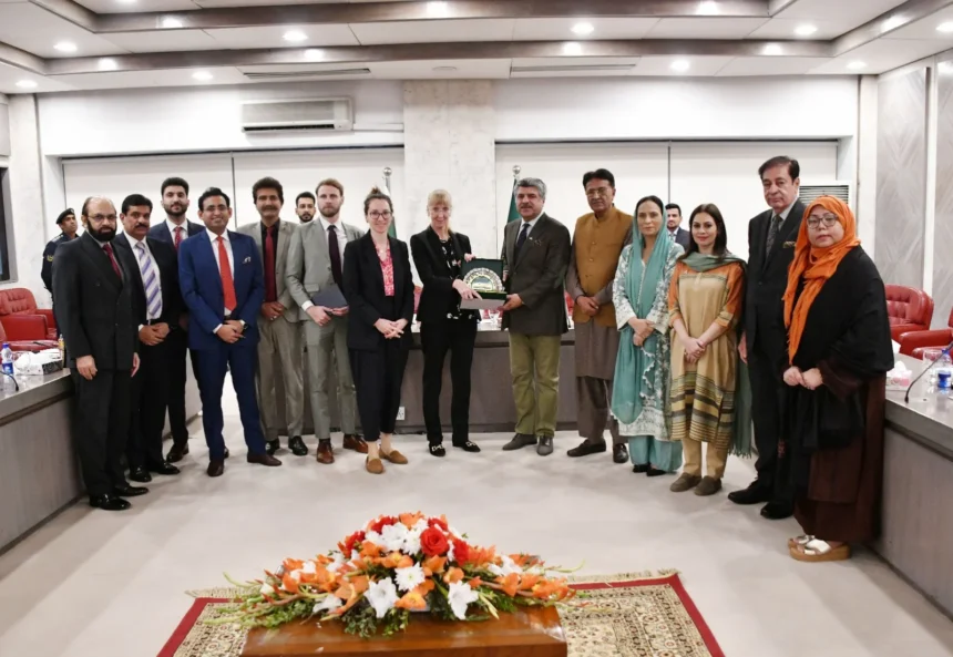 Pakistan-Germany Parliamentary Friendship Group meeting German Ambassador at Parliament House Islamabad