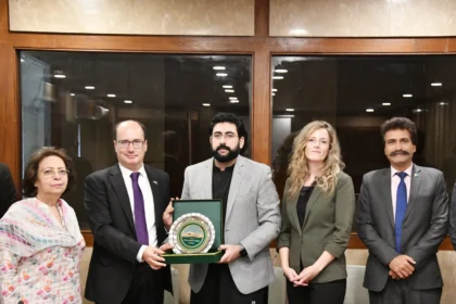 Pakistan Hungary Parliamentary Friendship Group meeting with Hungarian Ambassador Dr Zoltán Varga at Parliament House Islamabad