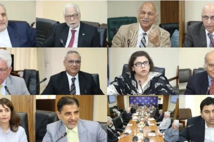 Iranian Ambassador Dr Reza Amiri Moghadam speaking at ISSI roundtable in Islamabad