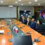 Barrister Aqeel Malik meeting Human Rights Commission of the Maldives delegation in Islamabad