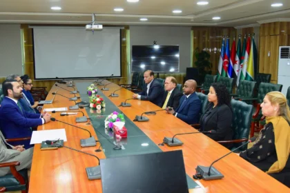 Barrister Aqeel Malik meeting Human Rights Commission of the Maldives delegation in Islamabad