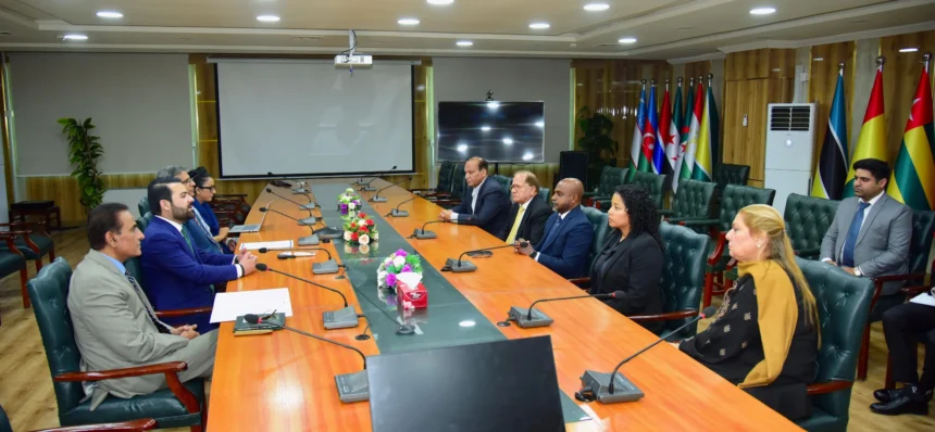 Barrister Aqeel Malik meeting Human Rights Commission of the Maldives delegation in Islamabad