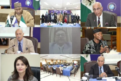 Speakers at Nigeria National Day celebration at ISSI Islamabad