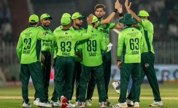 Salman Ali Agha celebrates century for Pakistan against Sri Lanka in Rawalpindi