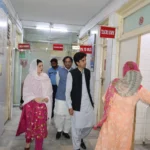 Officials visiting PIMS and Polyclinic Hospital Islamabad to review medical facilities