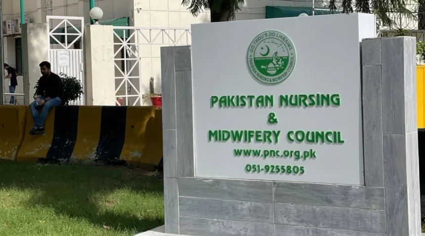 Pakistan Nursing and Midwifery Council notification on nursing institution inspections and revised fees