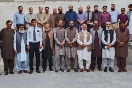 APPSMA office-bearers attending a meeting in Rawalpindi