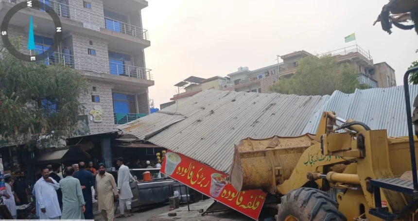RDA enforcement operation in Abad Cooperative Housing Scheme Rawalpindi