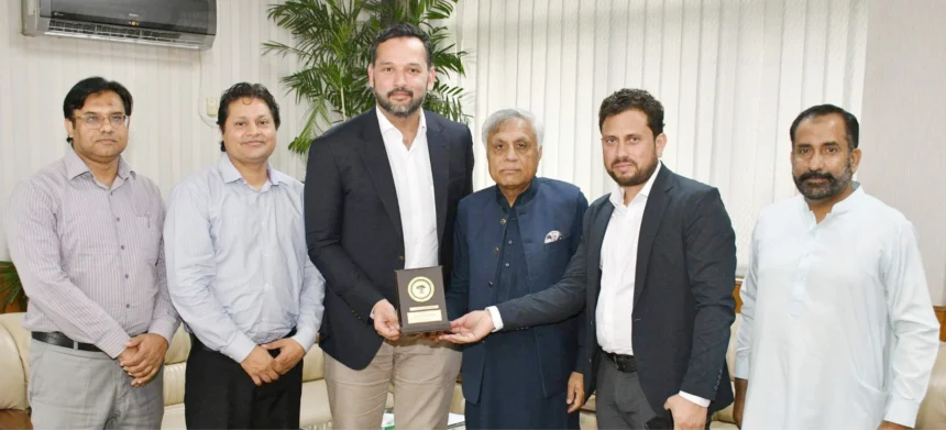 Dr Daniel Saud visits Pir Mehr Ali Shah Arid Agriculture University Rawalpindi