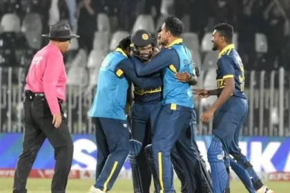 Sri Lanka batters during the 430-run chase against England in Rawalpindi ODI