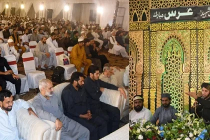Devotees attending the Urs of Hazrat Kalu Baba Sarcar at Mansar Sharif