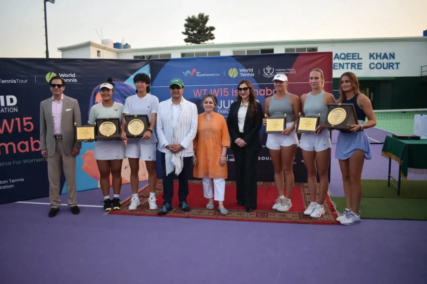 Astrid Cirotte wins the W-15 Islamabad women’s singles title at PTF Tennis Complex