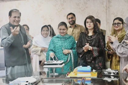 Women University Mardan Physics Department M.Phil scholars and faculty at thesis defence ceremony