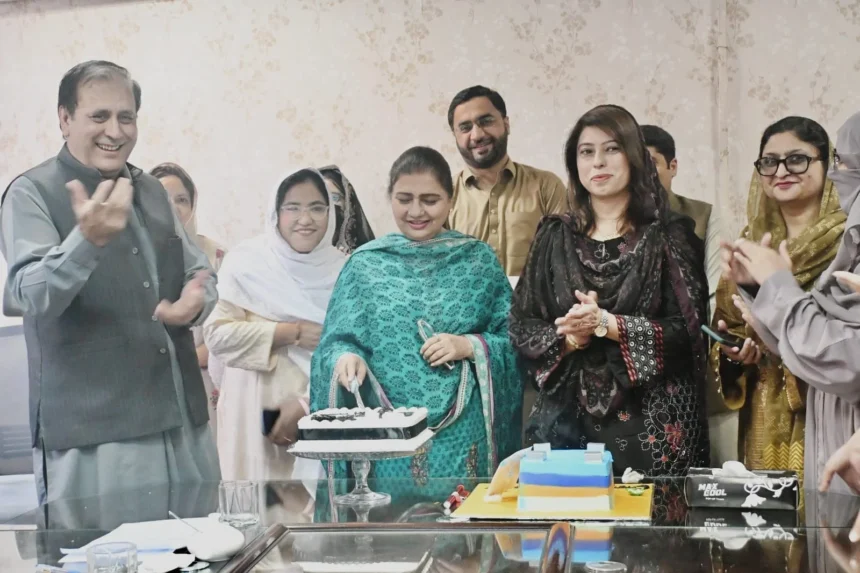 Women University Mardan Physics Department M.Phil scholars and faculty at thesis defence ceremony